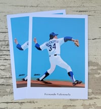 Image 1 of Fernando Valenzuela Art Print set