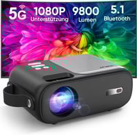 HORLAT Mini Beamer Portable Projector
