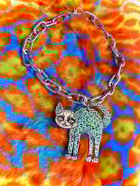 Image 1 of Blue Squeak Kittie Chain