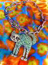 Image 2 of Blue Squeak Kittie Chain