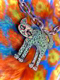 Image 4 of Blue Squeak Kittie Chain