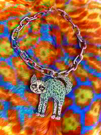 Image 5 of Blue Squeak Kittie Chain