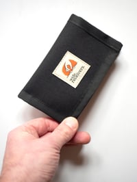 Image 2 of The Simple Wallet (Black/Orange)