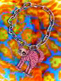 Image 3 of Pink Squeak Kittie Chain