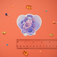 Image 2 of Cat in Yarn Vinyl Sticker