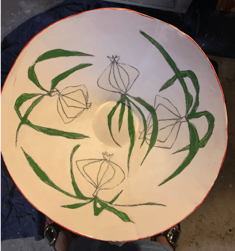 Image of Large Handmade Ceramic Bowl