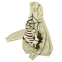 Image 3 of Olive spiderweb ( XL )