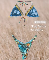 Image 4 of Bikini Saona - Blue Sequins