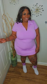 Image 4 of Spring Fling Tennis Dress (Lilac)
