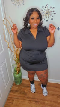 Image 1 of Spring Fling Tennis Dress (Black)