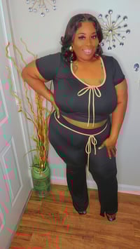 Image 1 of Bow-Tied Up In Style Set (Black)
