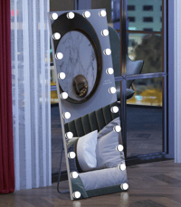 Bella Hollywood Vanity Mirror - Full Length Vanity Mirror