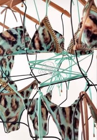 Image 3 of Bikini Malena - Turquoise Animal Print