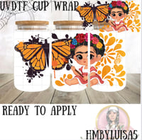 Image 2 of Frida x Concha UVDTF cup wraps 