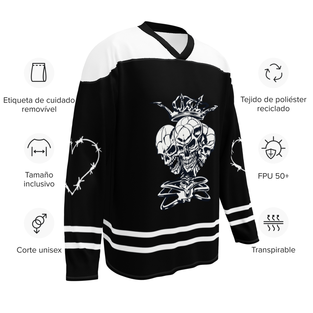 Image of Reverse harem Recycled hockey fan jersey