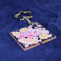 Image 2 of Nya Cat Acrylic Charm