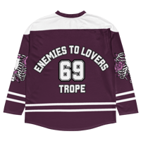 Image 2 of Enemies to lovers snake Recycled hockey fan jersey