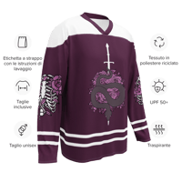 Image 4 of Enemies to lovers snake Recycled hockey fan jersey