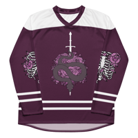 Image 1 of Enemies to lovers snake Recycled hockey fan jersey