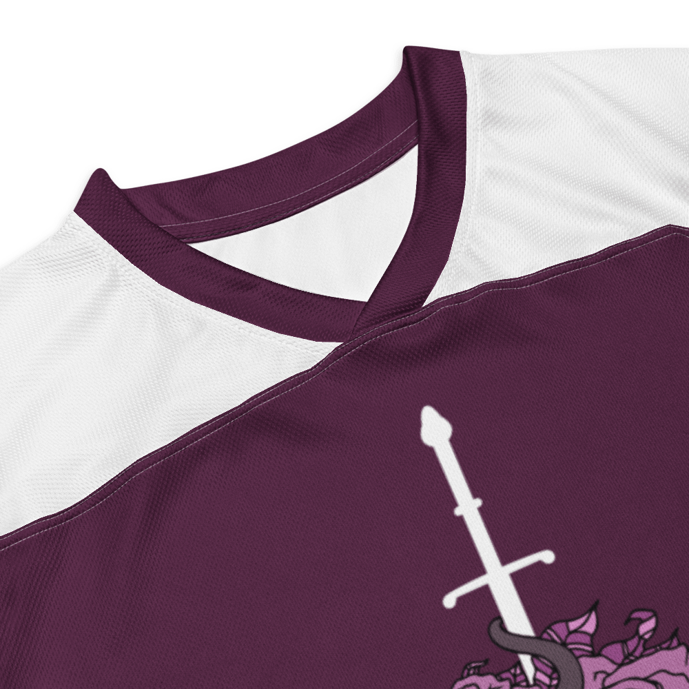 Image of Enemies to lovers snake Recycled hockey fan jersey