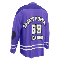 Image 5 of Sports romance Recycled hockey fan jersey 