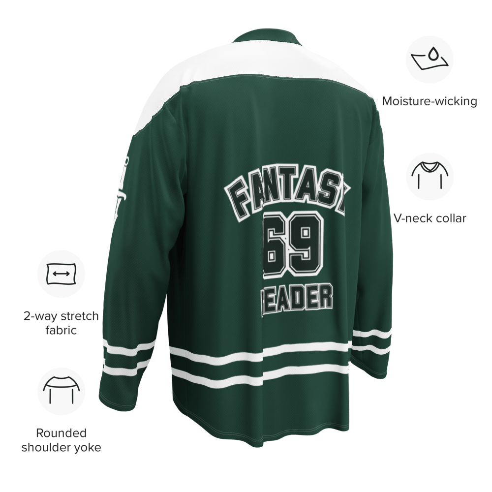 Image of Fantasy reader Recycled hockey fan jersey fantasy 