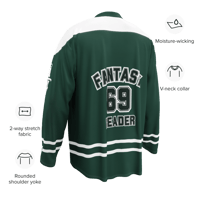 Image 3 of Fantasy reader Recycled hockey fan jersey fantasy 
