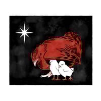 Image 2 of Mother Hen Print