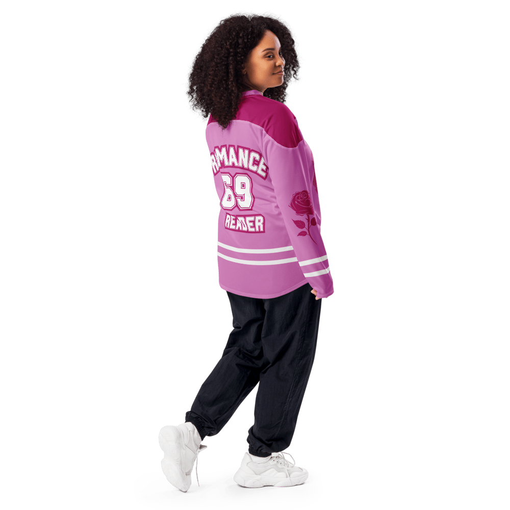 Image of Romance Reader Recycled hockey fan jersey romance