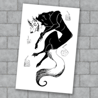 Spooky Wolf (Print, 5" x 7.5")