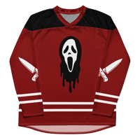 Image 3 of Horror Reader Recycled hockey fan jersey 