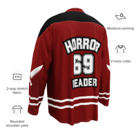 Image 7 of Horror Reader Recycled hockey fan jersey 