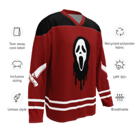 Image 8 of Horror Reader Recycled hockey fan jersey 