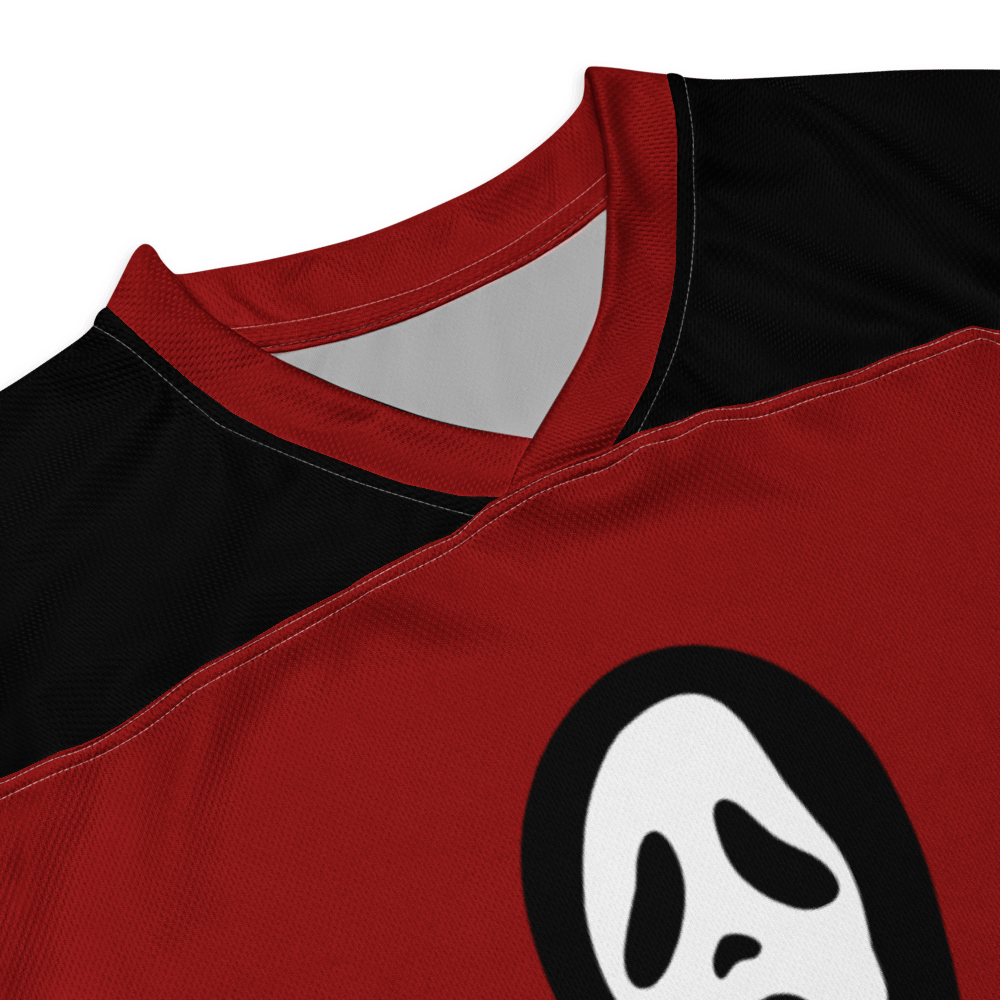 Image of Horror Reader Recycled hockey fan jersey 