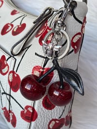 Image 3 of Very Cherry - Hand Painted Coach Bag