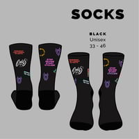 Image 1 of Carbon Socks STATEMENTS | black