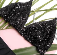 Image 1 of Bikini Page - Black Sequins