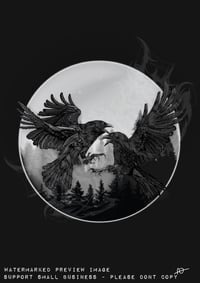 Image 1 of #7: Raven (Double) - Sinners Club Art Print