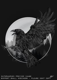 Image 1 of #7.2: Raven (R) - Sinners Club Art Print