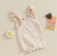 Image 5 of Henley Knit Romper - Daffodil 