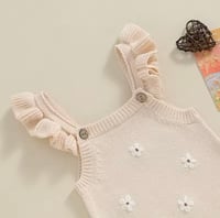Image 6 of Henley Knit Romper - Daffodil 