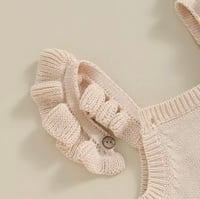 Image 7 of Henley Knit Romper - Daffodil 