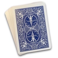 Blue Back Bicycle One Way Forcing Deck, 52 Identical Cards along with 2 Short Cards