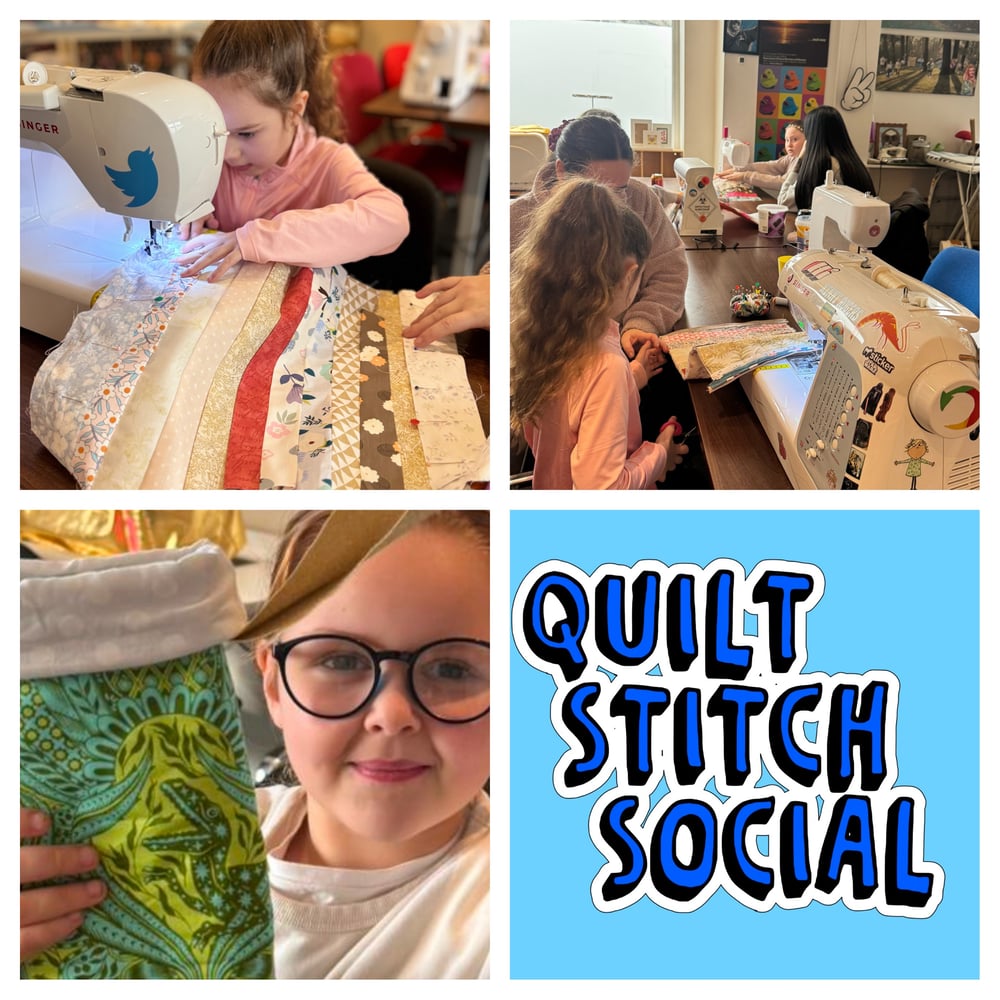 Image of Quiltstitchsocial Kids Sunday sewing