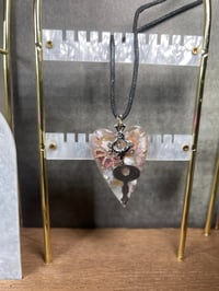 Bohemian Heart Acrylic Pendant 