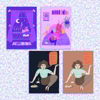 Image 1 of ✷ ☾ ✷ art prints cool girls // kunstdrucke cool girls ✷ ☽ ✷