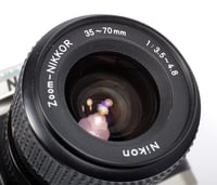 Image 9 of Nikon FE10 35mm SLR film camera + Zoom NIKKOR 35-70mm lens TESTED #0219