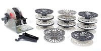 Image 1 of Complete set of Jobo 2505 loader with 11X 2501 reels + 35mm/120 film guides #0225