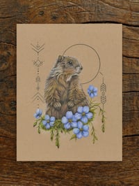 Image 2 of "Little Guardian of the Plains" | Seasonal Fine Art Print