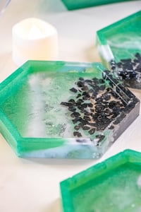 Image 3 of Green, Black and White Coasters